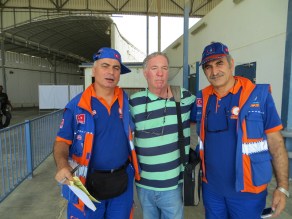 Buma Inbar at the Erez crossing point to Gaza, during the Israeli war on Gaza, 2014. Courtesy of Buma Inbar