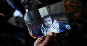 A photograph of 18-month-old Ali Dawabsheh who died in the attack. Irish Times